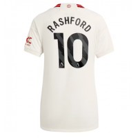 Zenski Nogometni Dres Manchester United Marcus Rashford #10 Rezervni 2023-24 Kratak Rukav